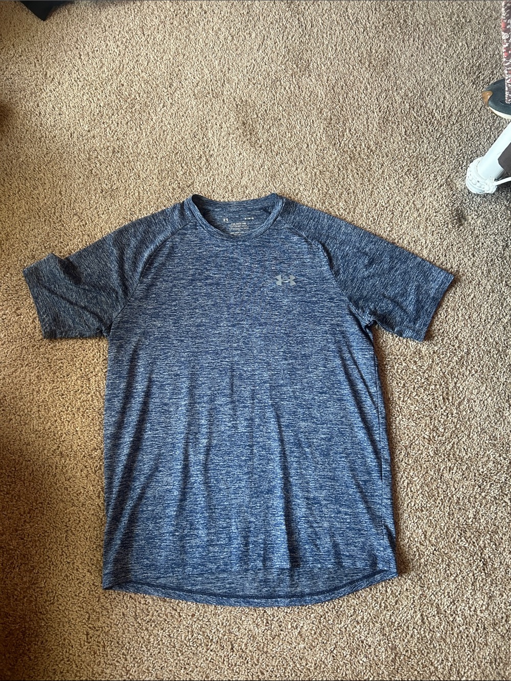 Under Armour Men’s Navy Heather Short-Sleeve Athletic Tee